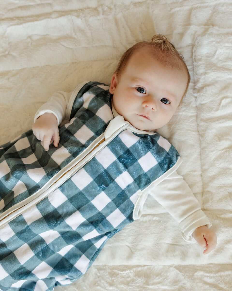 Balsam Gingham Wearable Minky Blanket - Image 3