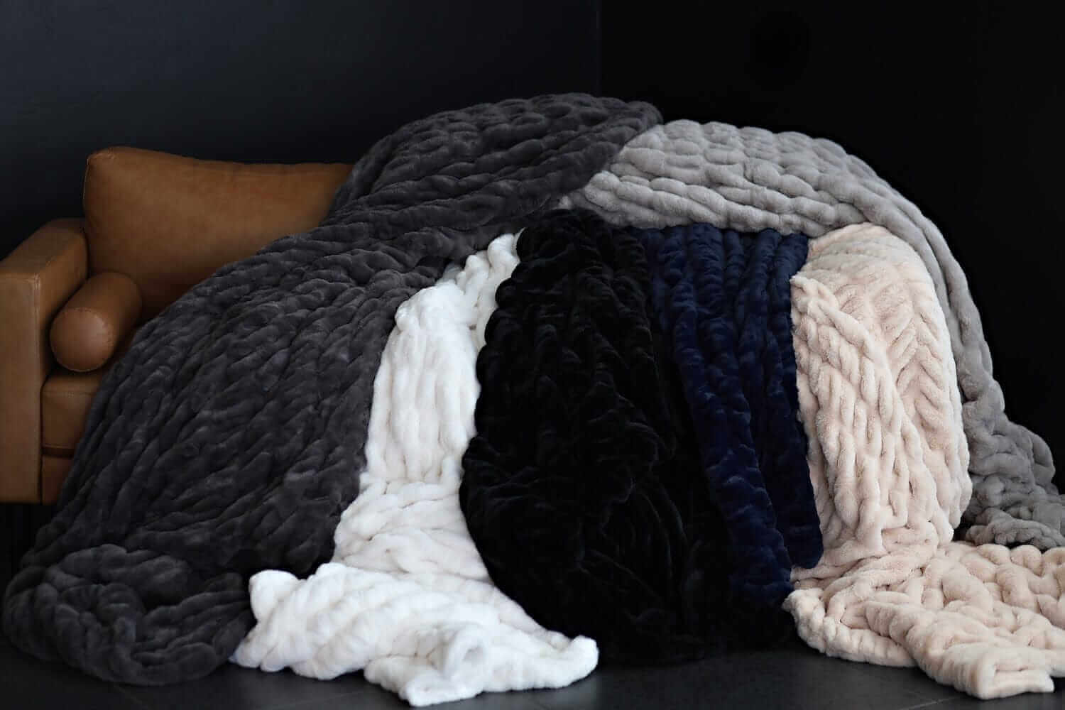 Biggest Hugs Navy Blanket - Image 3