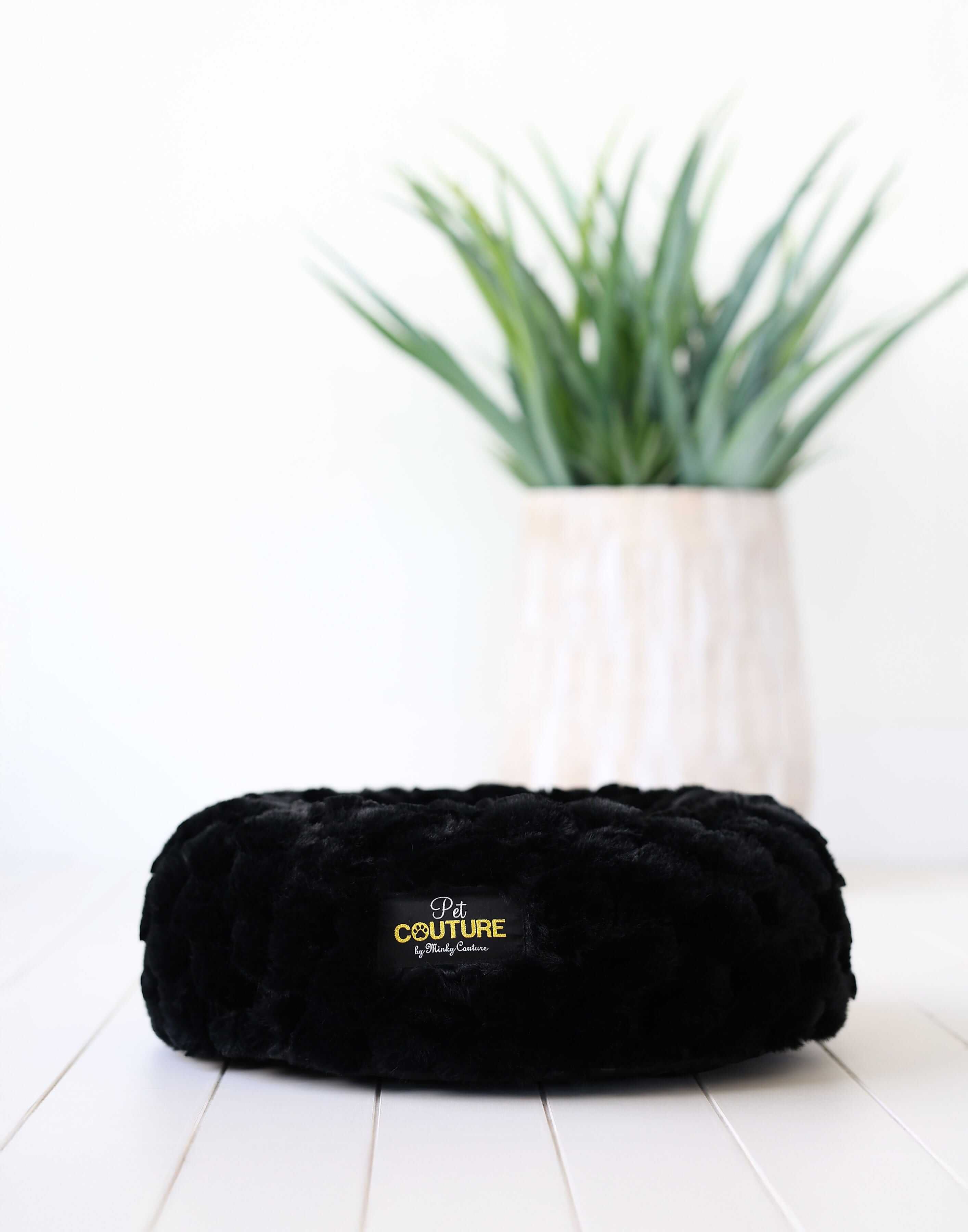 Black Crinkle Pet Bed COVER ONLY - Image 3