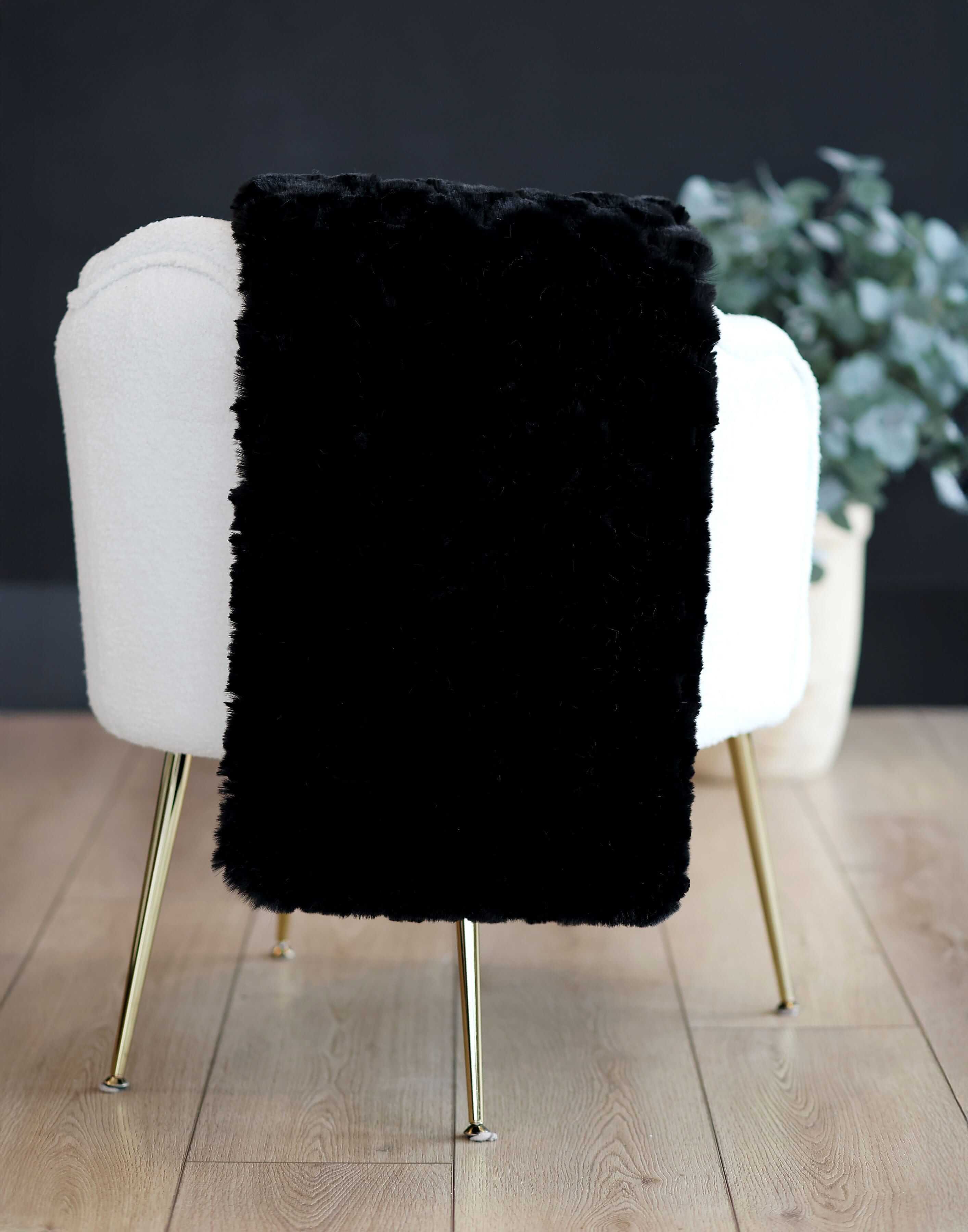 Black Crinkle Pet Blanket - Image 2