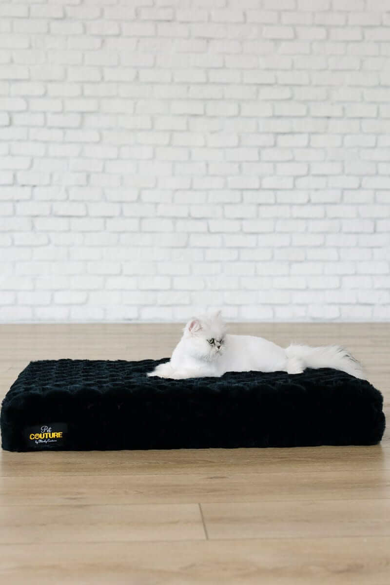 Black Crinkle Pet Crate Pad - Image 3