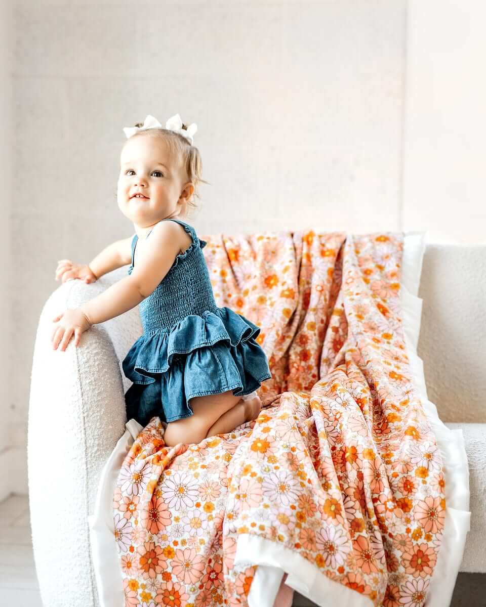 Boho Floral Blanket - Image 3