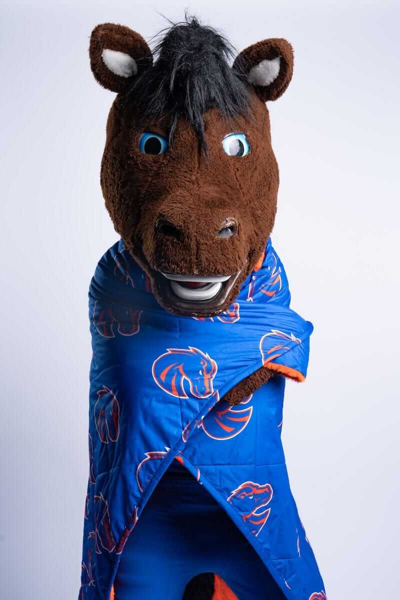 Boise State Broncos Hooded Stadium Everywhere Blanket - Image 3