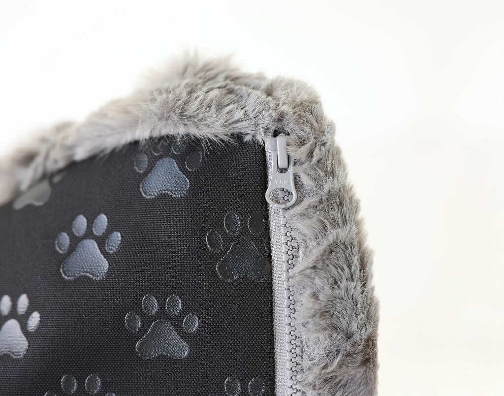Charcoal Plume Pet Crate Pad COVER ONLY - Image 4