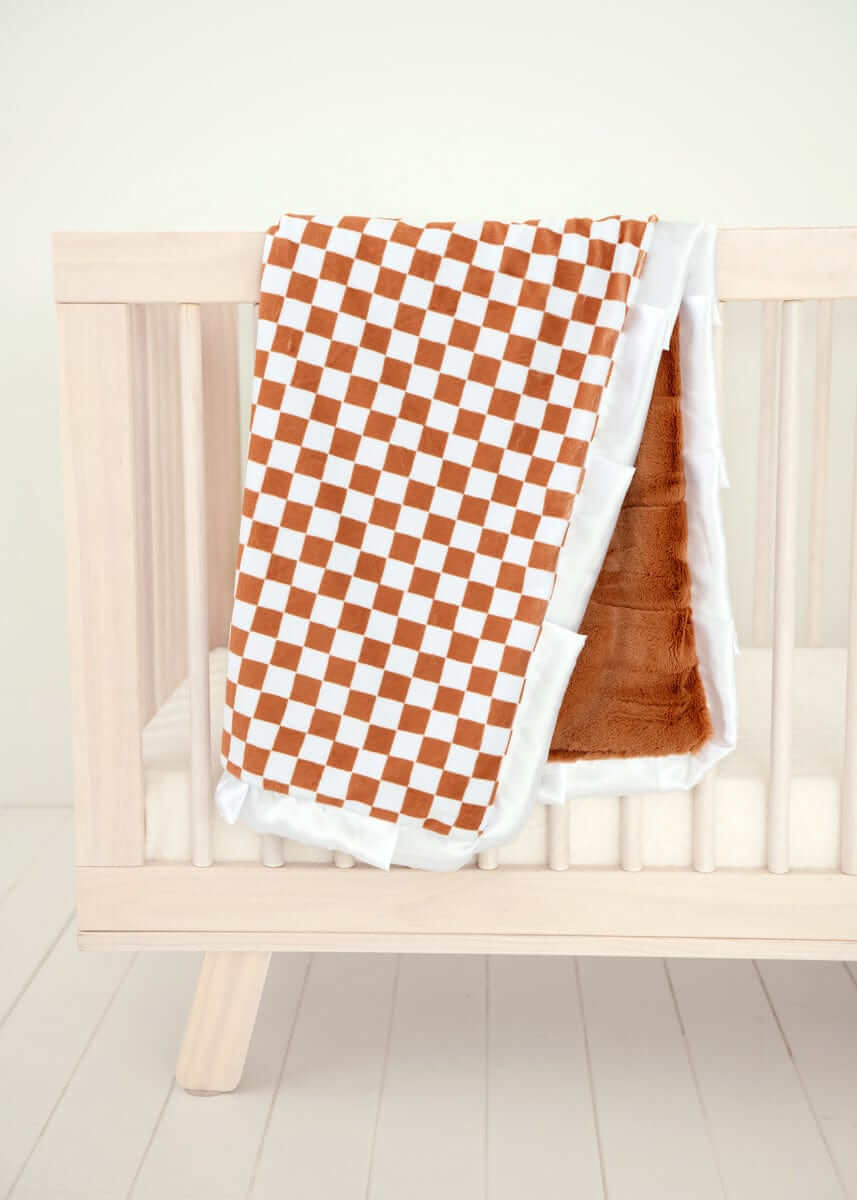 Checkered Copper Blanket - Image 2