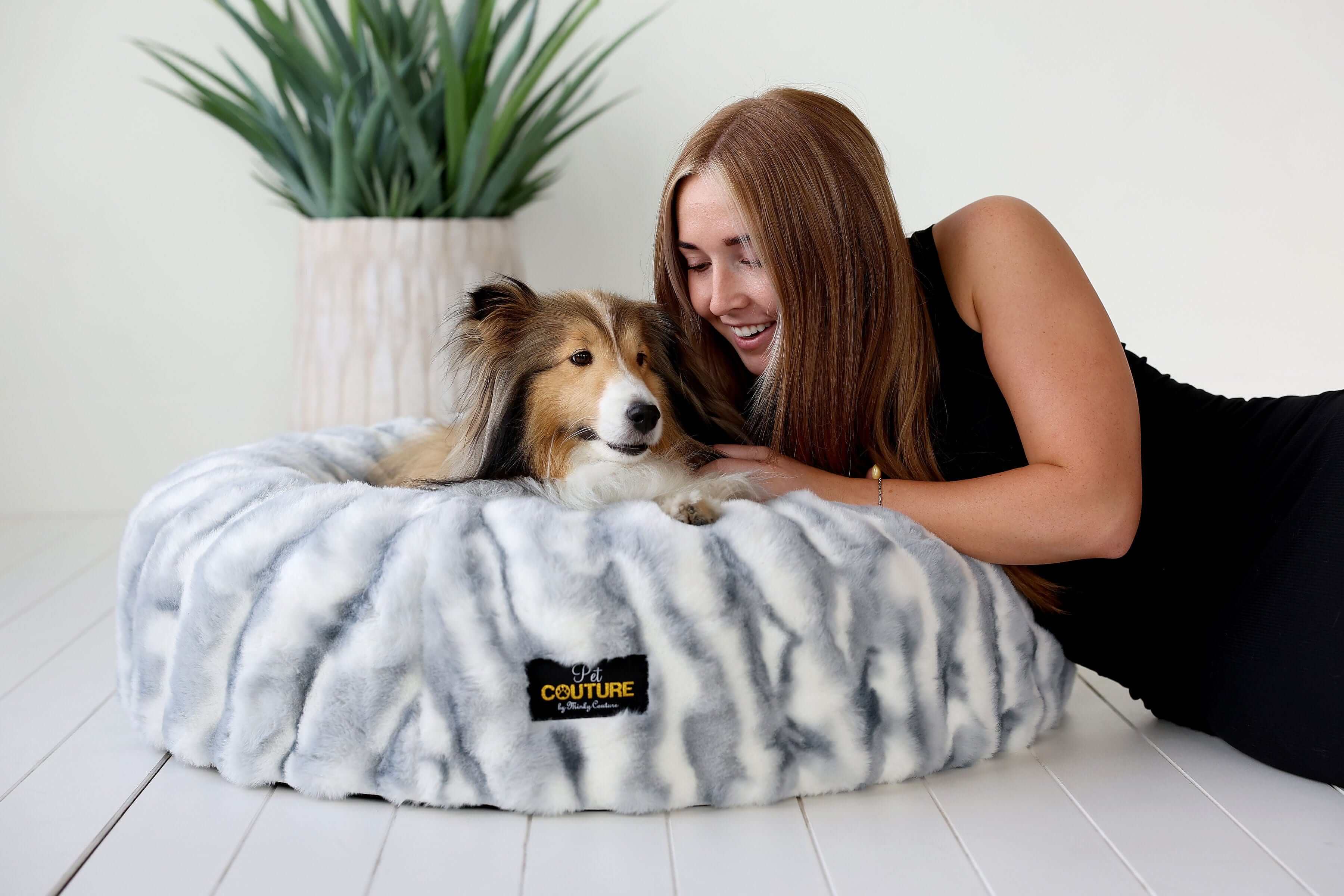 Cloudy Day Blue Pet Bed COVER ONLY - Image 4