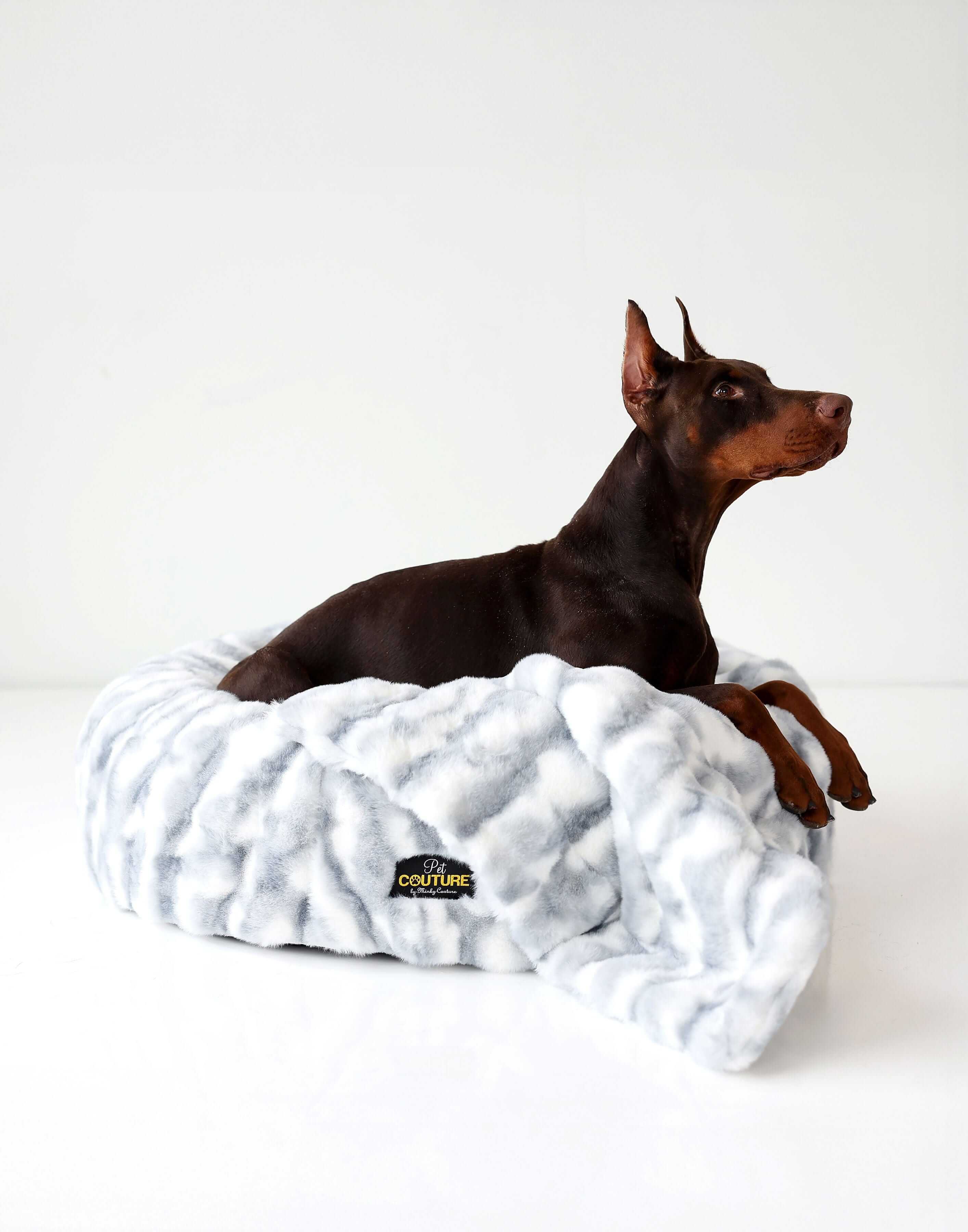 Cloudy Day Blue Pet Blanket - Image 2