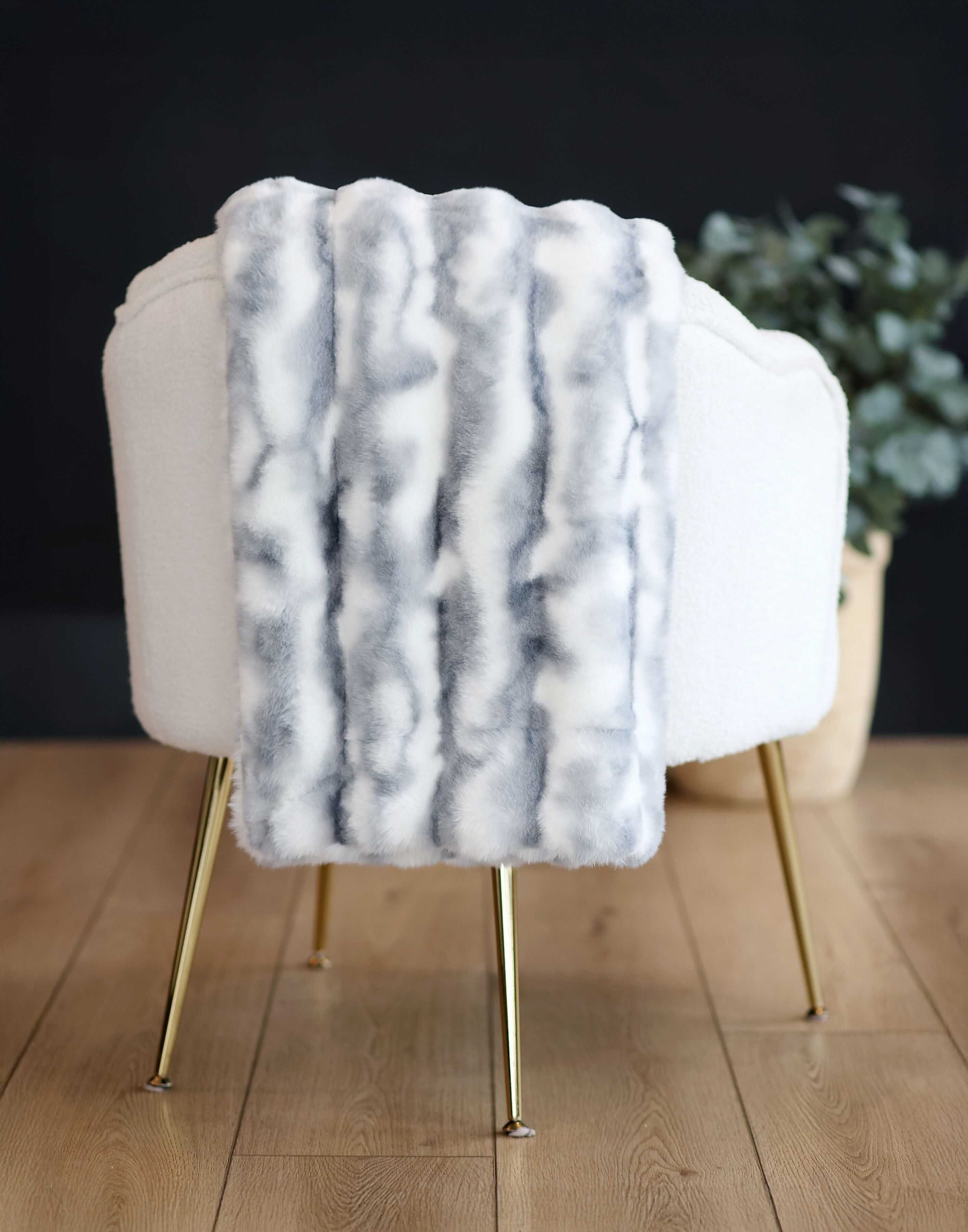 Cloudy Day Blue Pet Blanket - Image 3