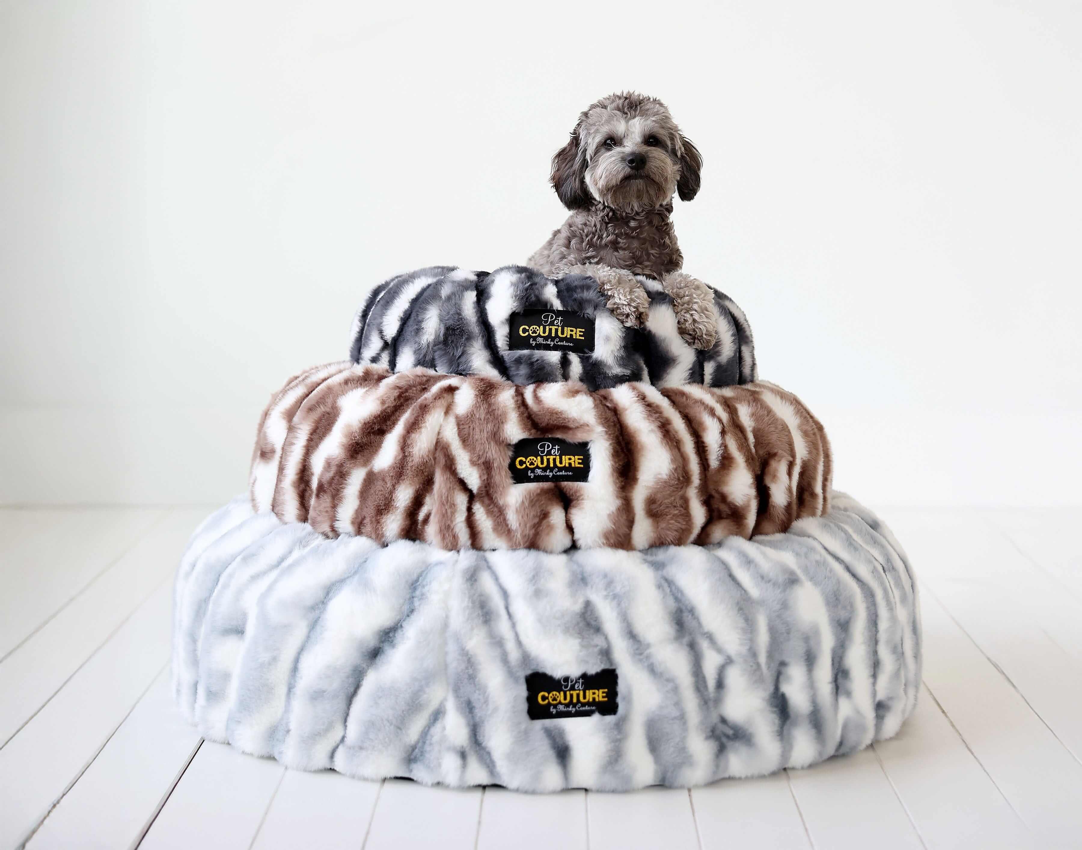 Cloudy Day Brown Pet Bed - Image 7
