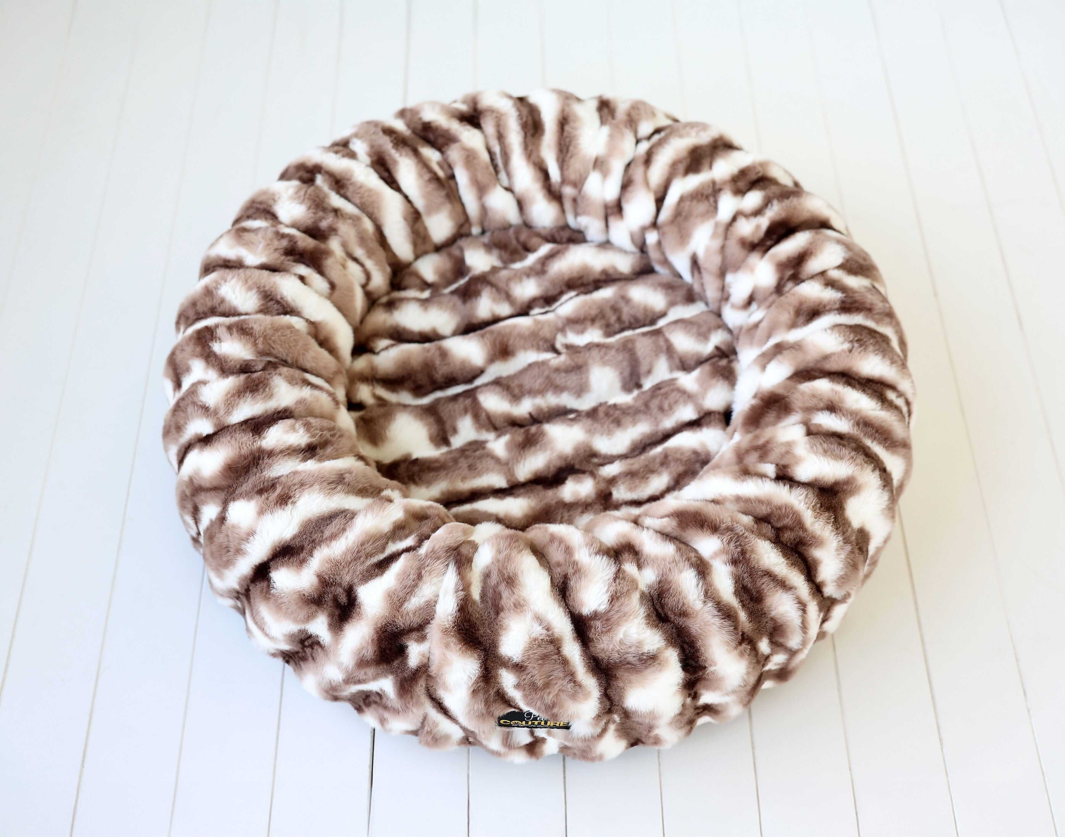 Cloudy Day Brown Pet Bed COVER ONLY - Image 5