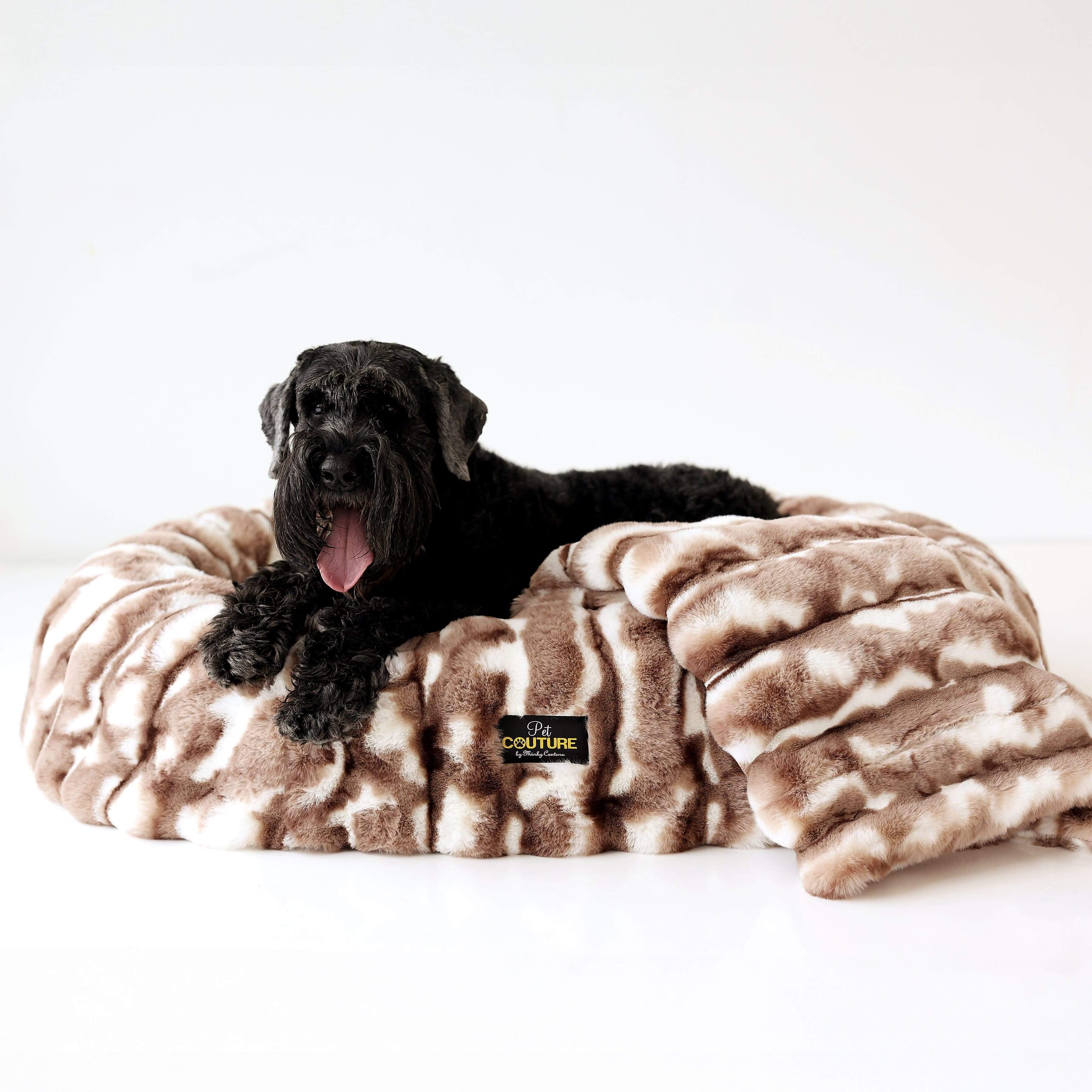 Cloudy Day Brown Pet Blanket - Image 3