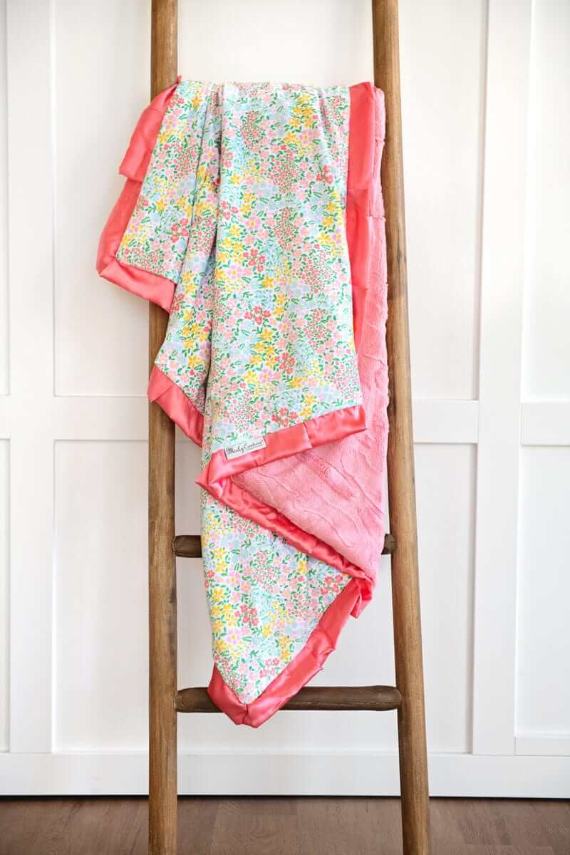 Dainty Floral Pastel Blanket - Image 2
