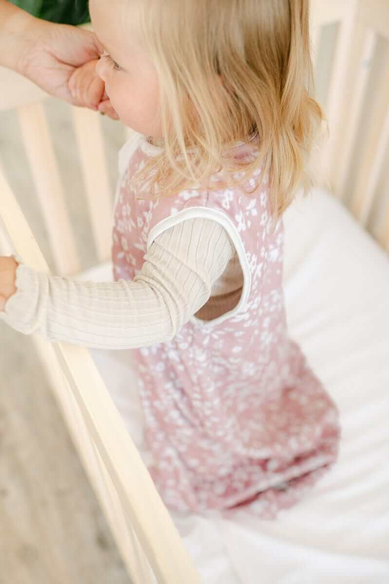 Dainty Floral Pink Wearable Minky Blanket - Image 7