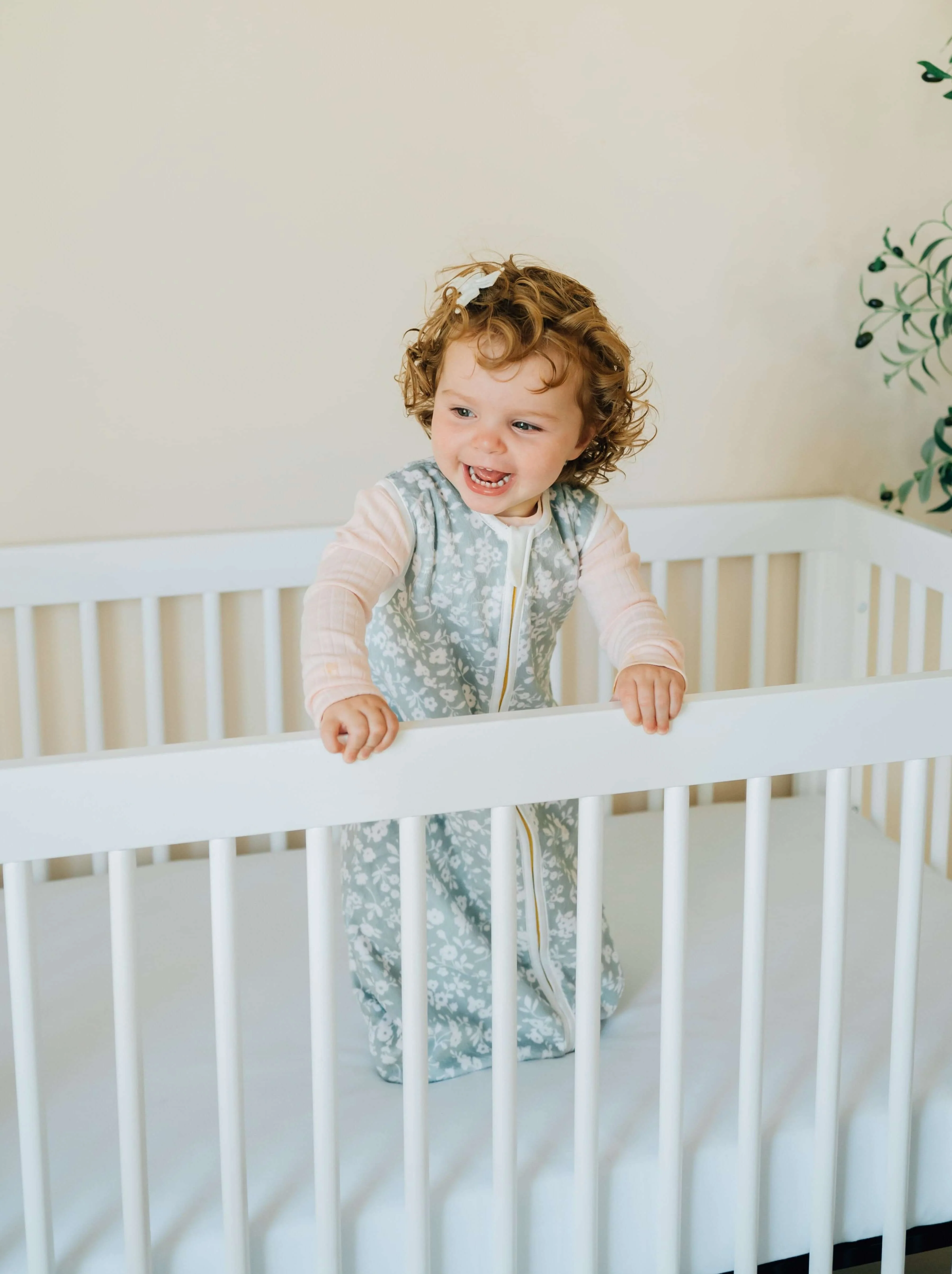 Dainty Floral Sage Wearable Minky Blanket - Image 4