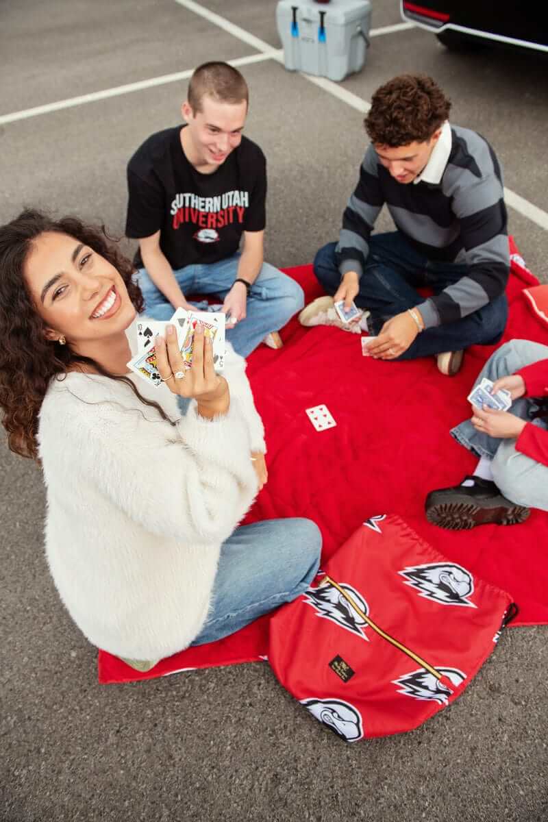 Southern Utah Thunderbirds Hooded Stadium Everywhere Blanket - Image 3