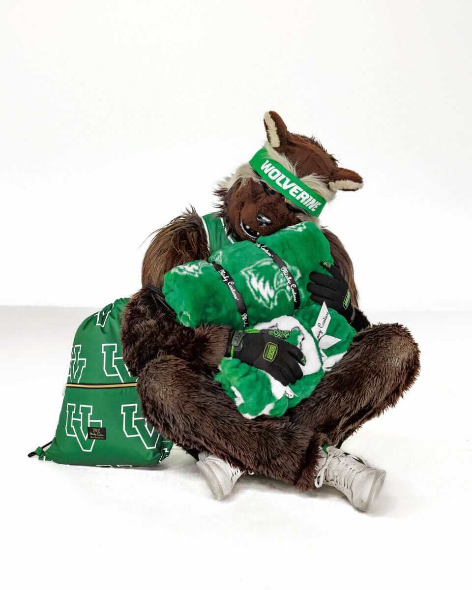 Utah Valley Wolverines Hooded Stadium Everywhere Blanket - Image 4