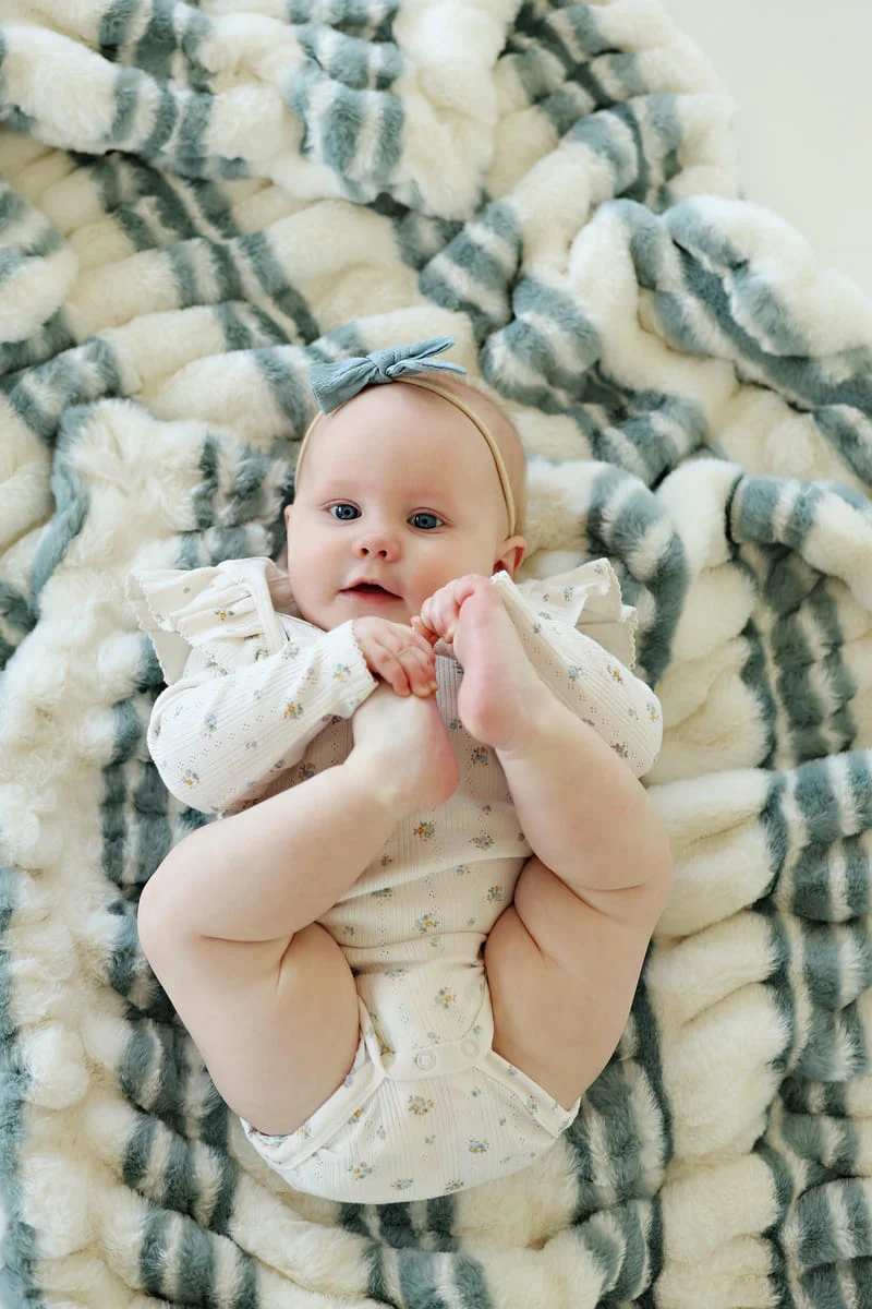 Hugs French Stripe Blanket - Image 5