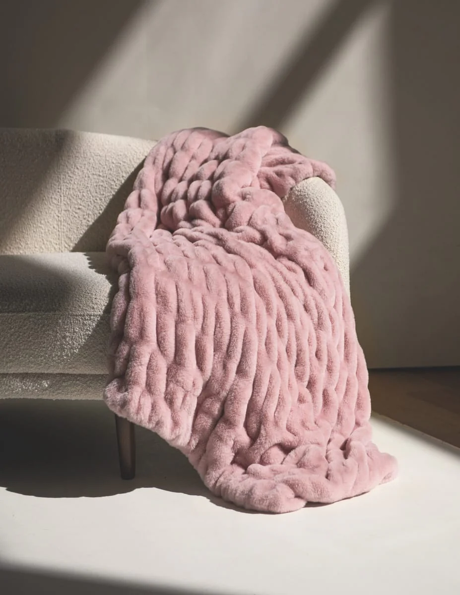 Hugs Heirloom Rose Blanket