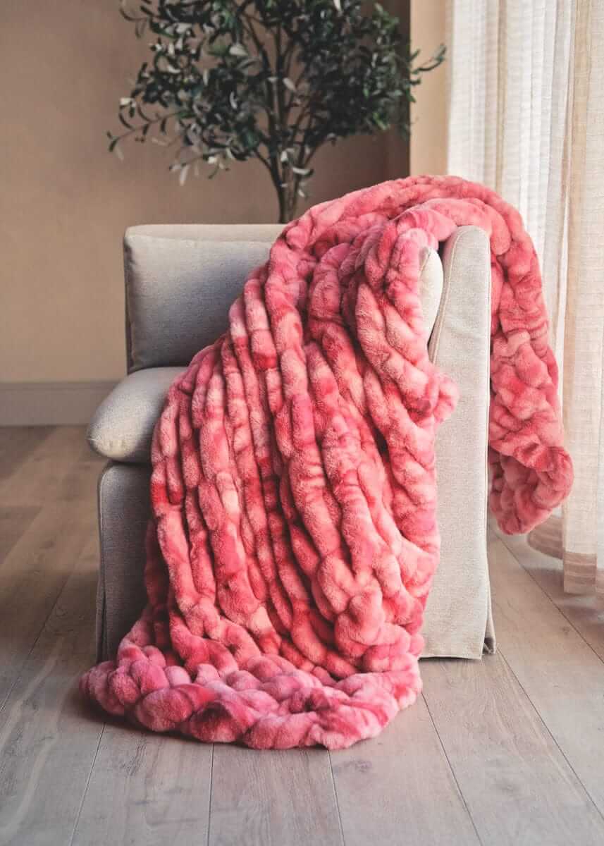 Hugs Raspberry Swirl Blanket - Image 2