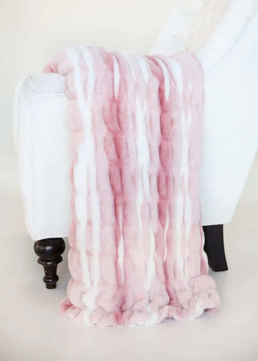 Hugs Swirl Pink Blanket - Image 2