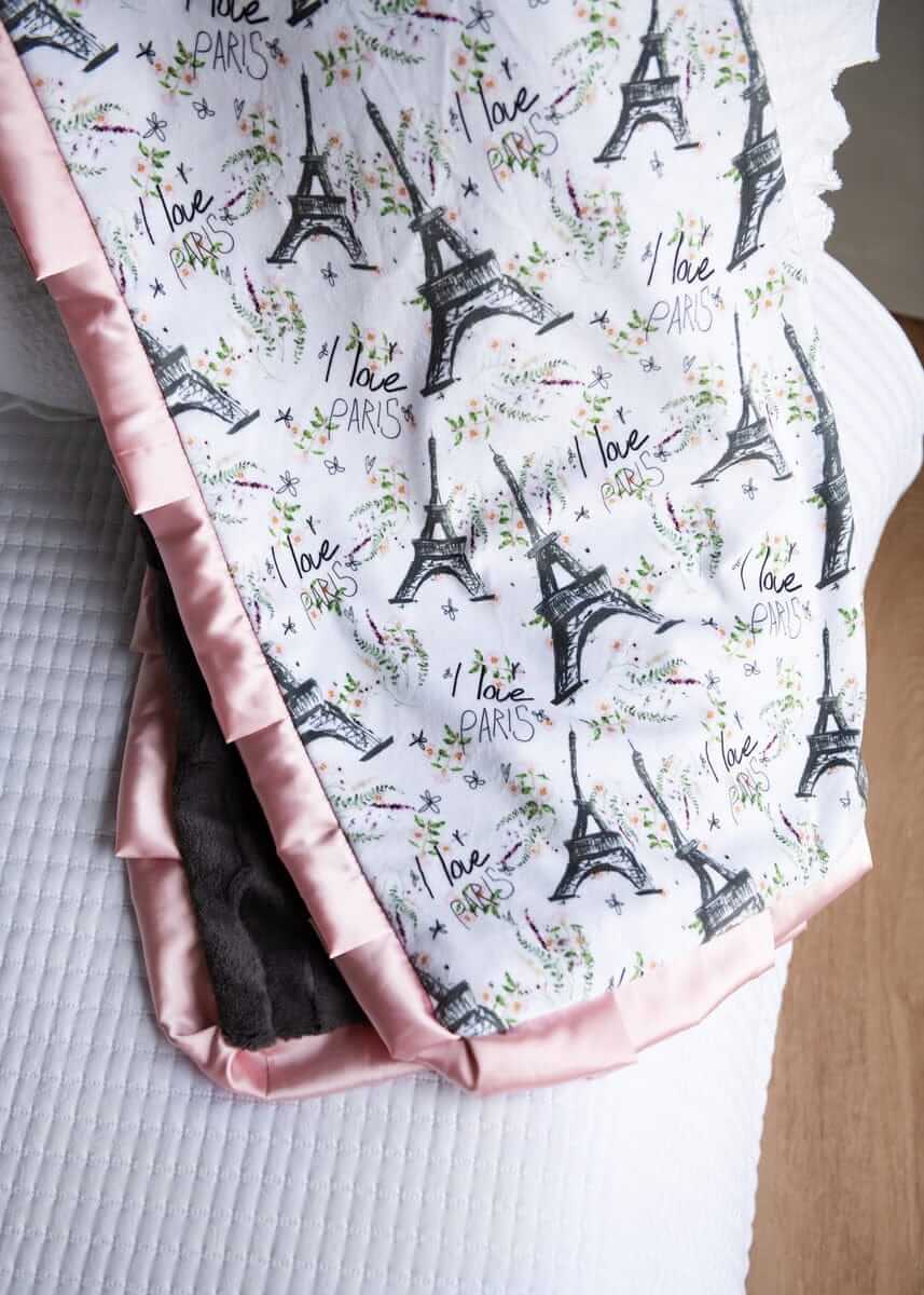 I Love Paris Blanket