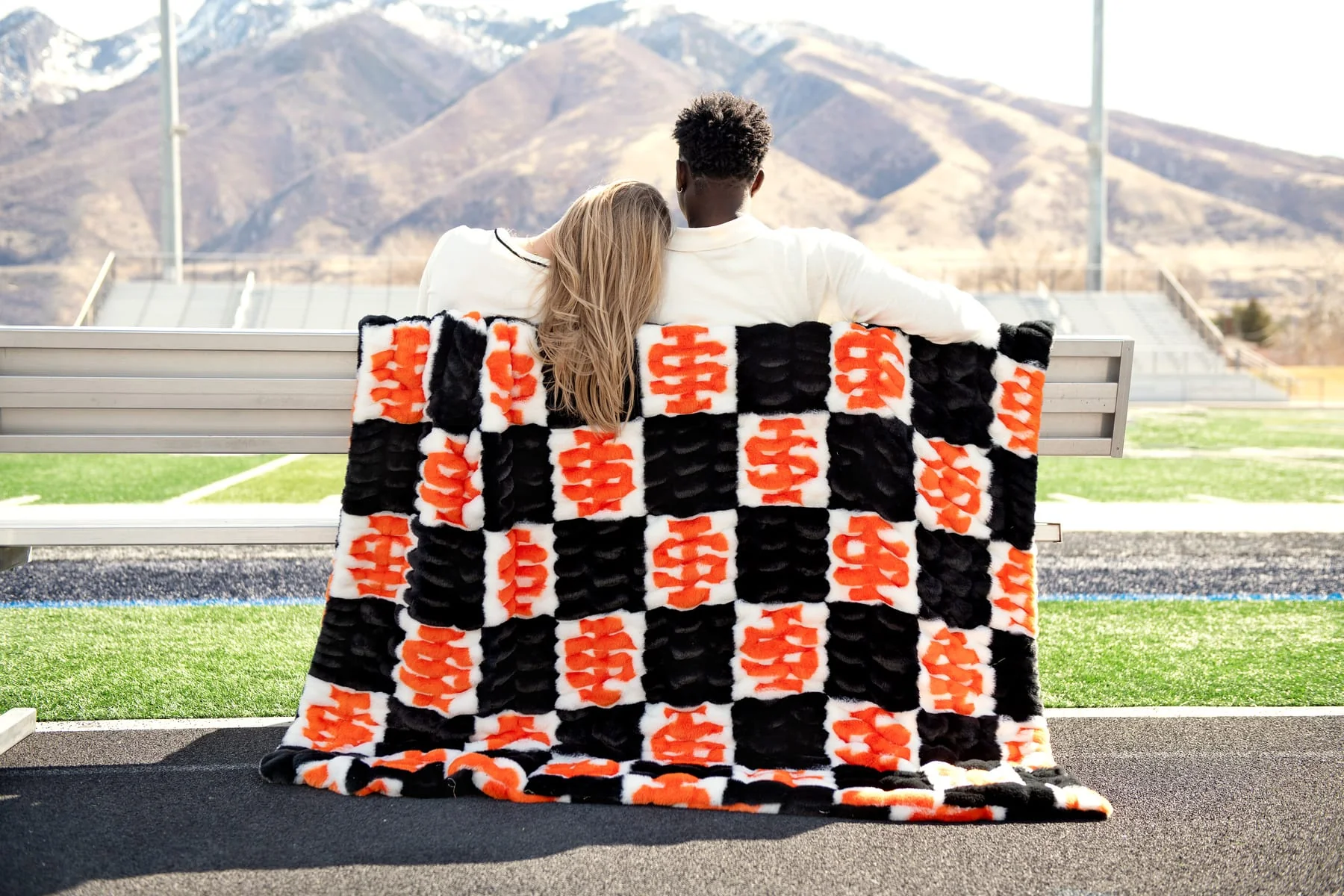 COMING SOON! Idaho State Bengals Blanket - Hugs - Image 3