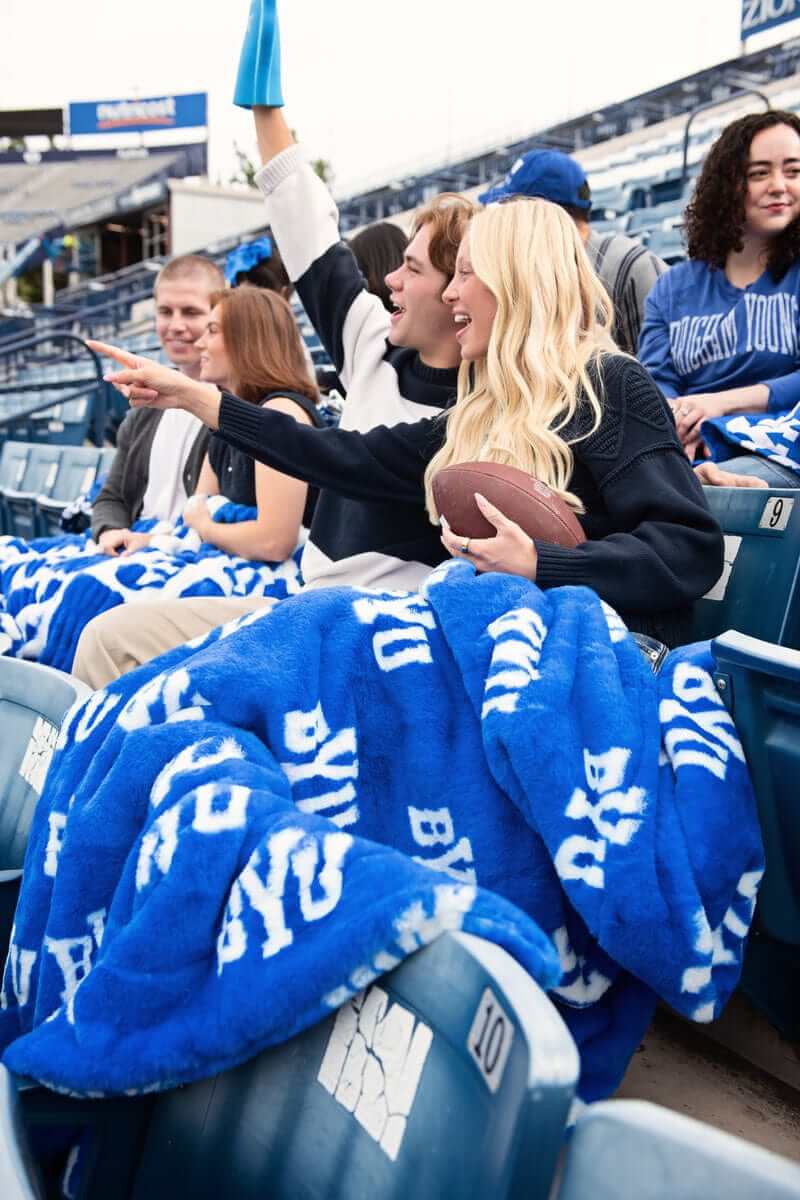 BYU Cougars Blanket - Lush - Image 4