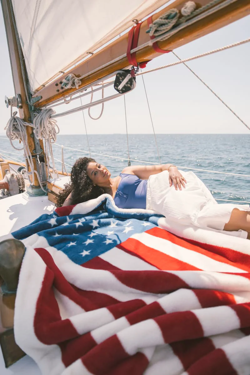 Lush Flag Blanket
