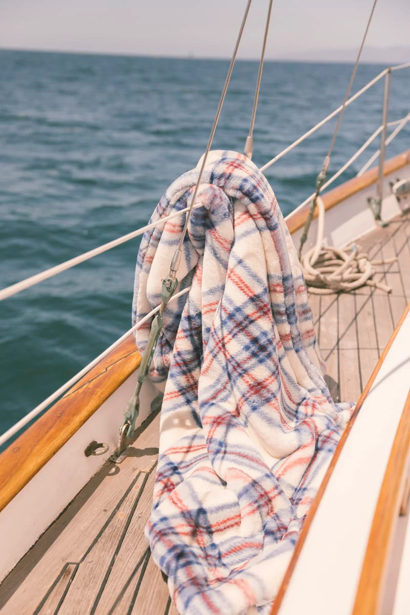 Lush Patriotic Plaid Blanket - Image 4