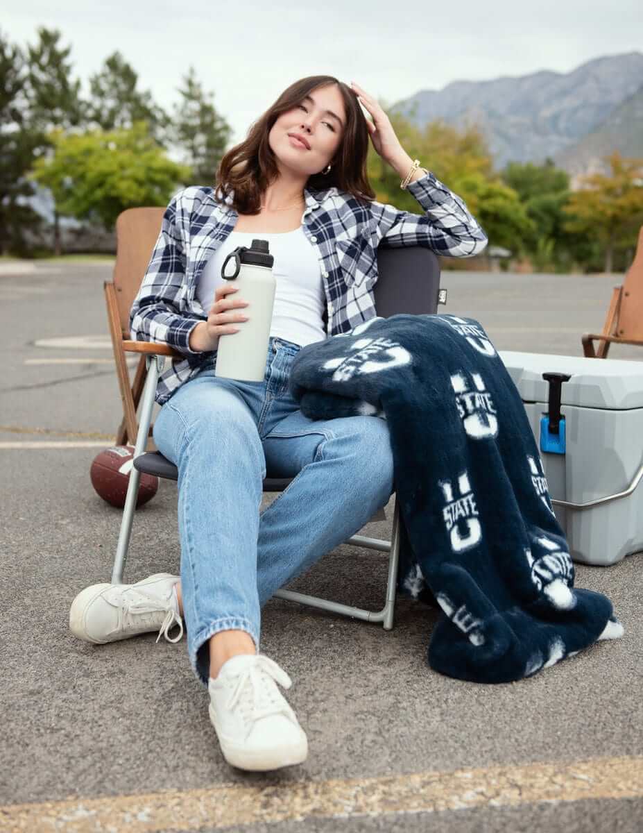 Utah State Aggies Blanket - Lush - Image 4