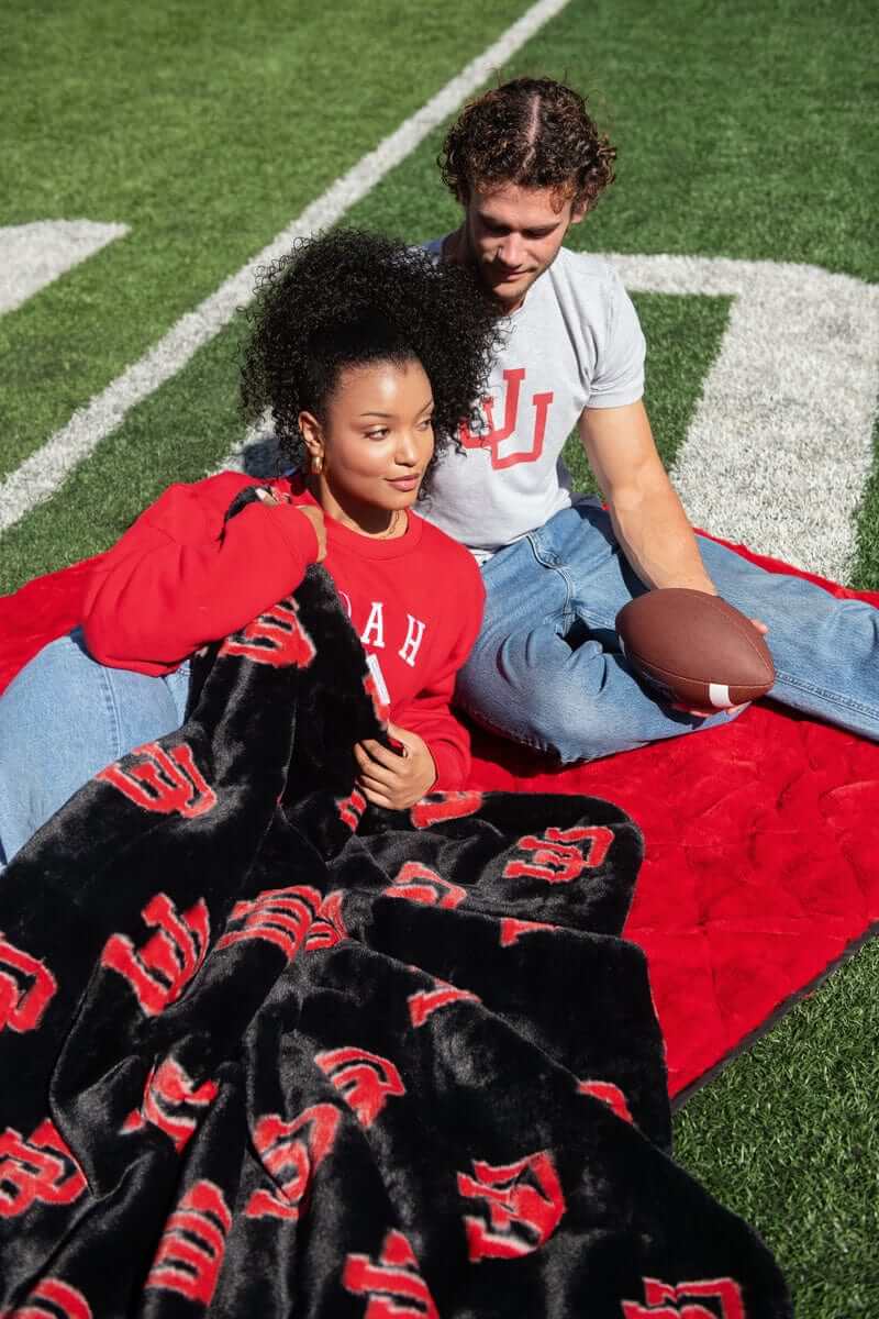 University of Utah Utes Blanket - Lush - Image 4