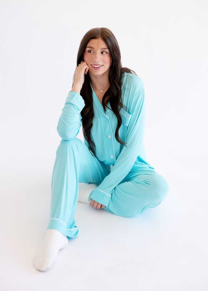 Middle of the Night Button Up - Bright Blue - Image 2