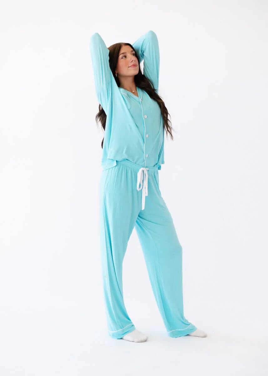 Middle of the Night Button Up - Bright Blue - Image 6