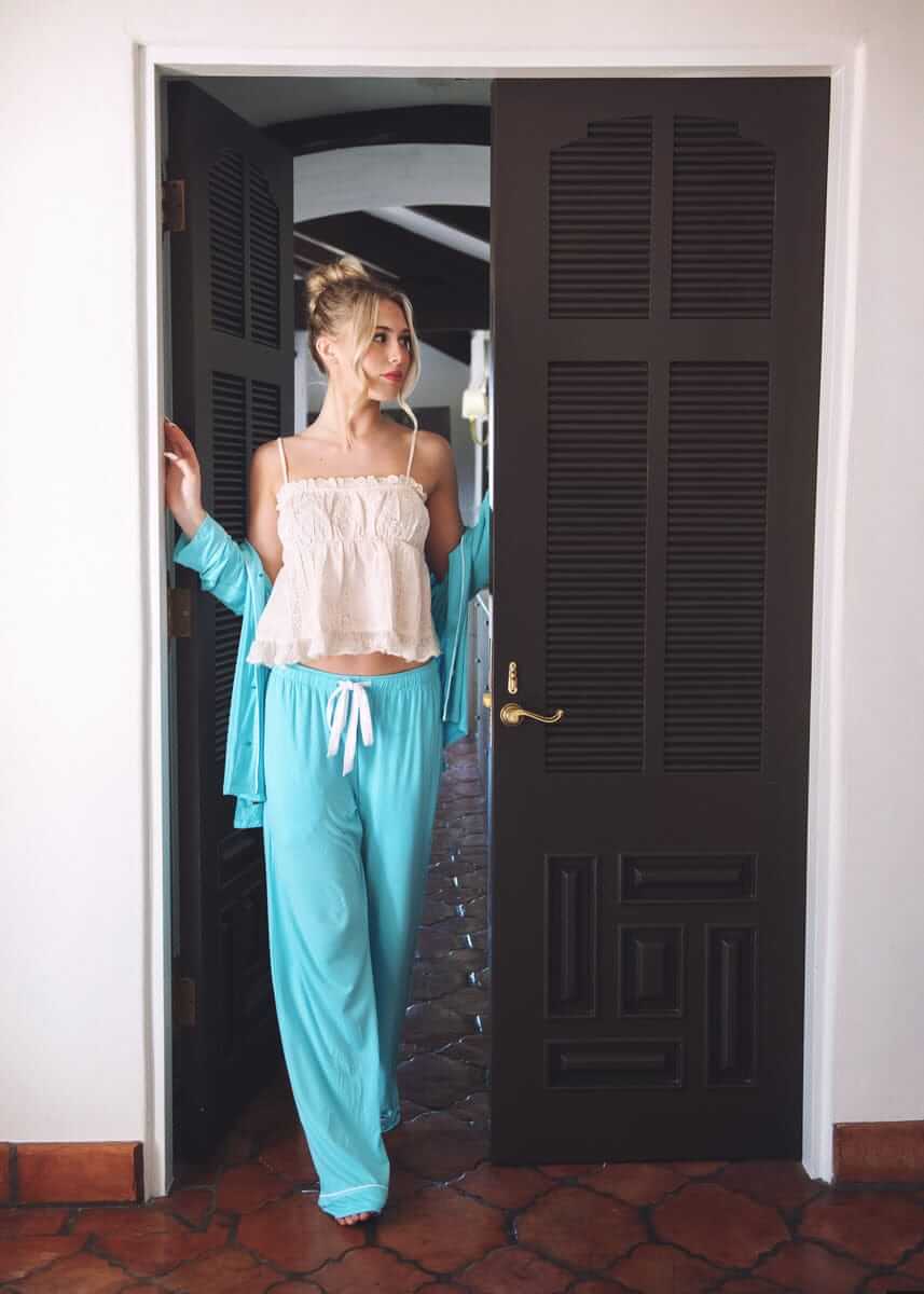 Middle of the Night Button Up - Bright Blue - Image 7
