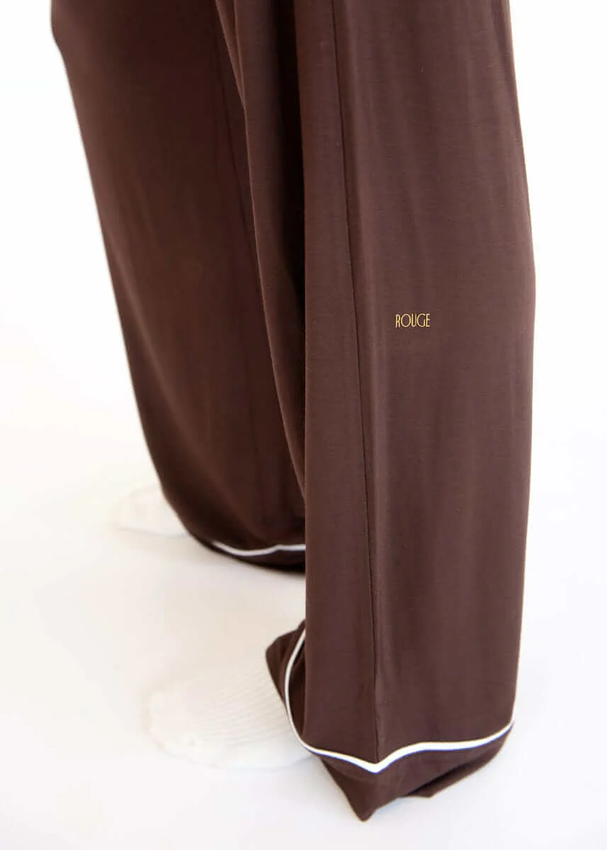 Middle of the Night Button Up - Coffee - Image 8