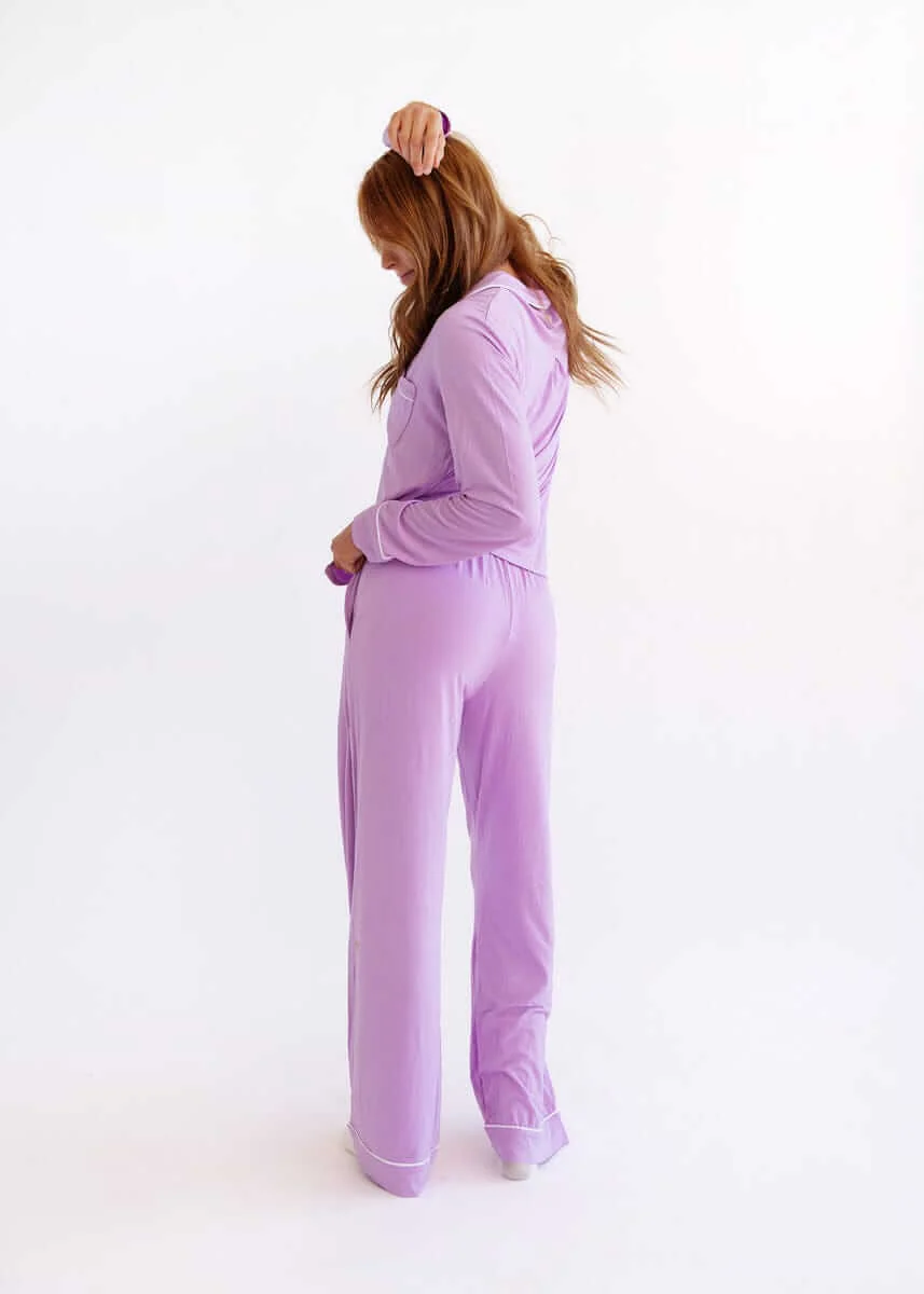 Middle of the Night Button Up - Lilac - Image 6