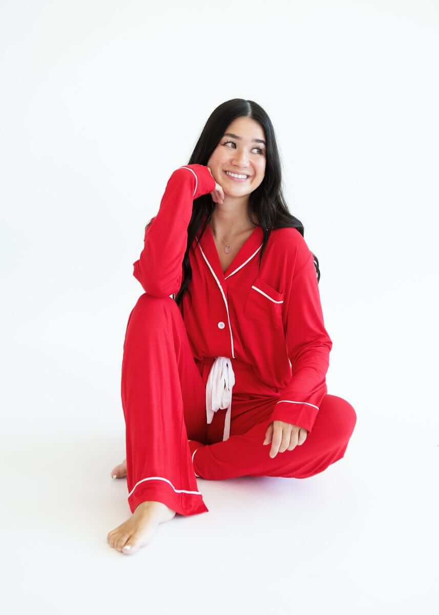 Middle of the Night Pajamas - Red - Image 4