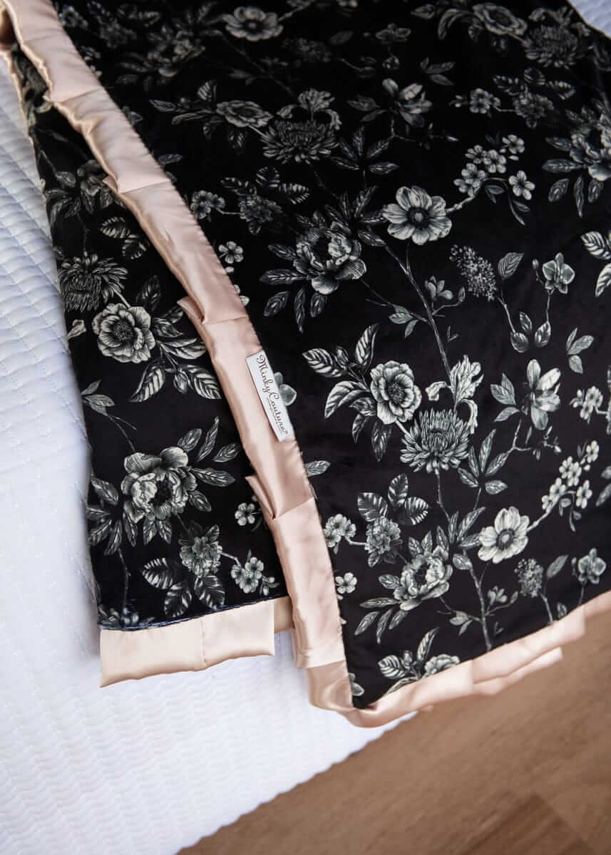 Moody Floral Blanket