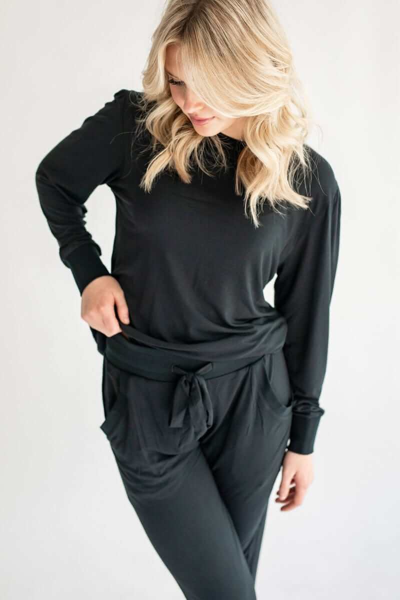 Must be Bamboo Pajamas - Black - Image 3