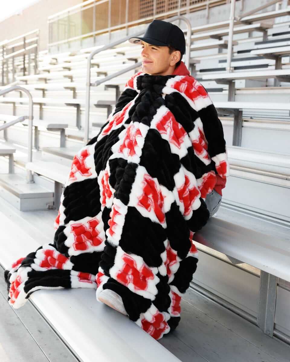 Nebraska Huskers Blanket - Hugs - Image 2
