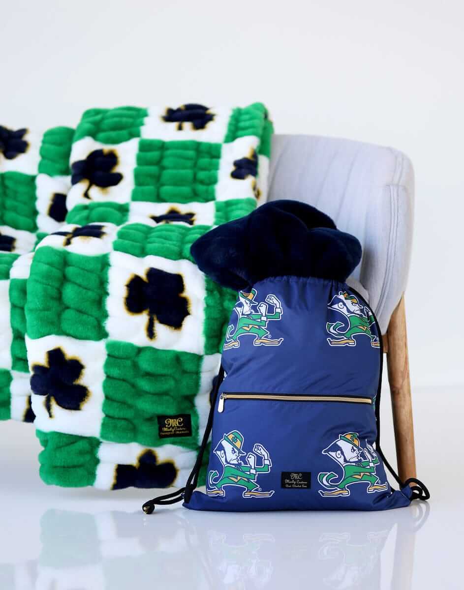 Notre Dame Fighting Irish Hooded Stadium Everywhere Blanket - Image 3