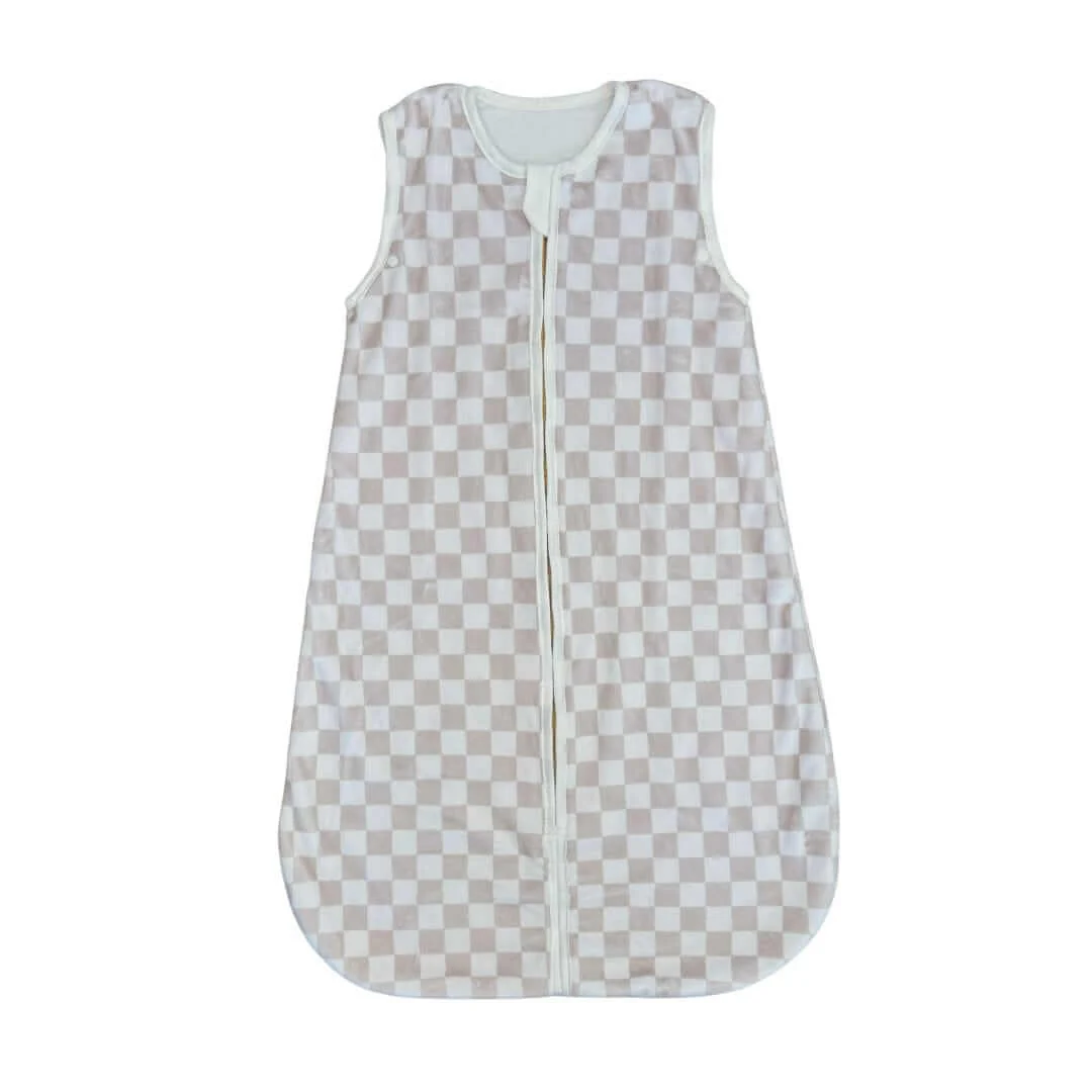 Oat Check Wearable Minky Blanket