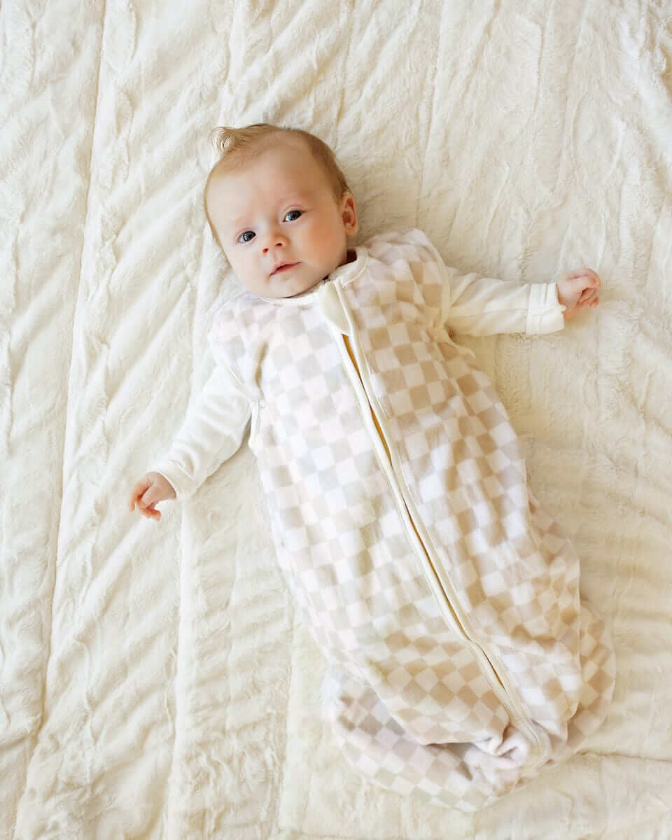 Oat Check Wearable Minky Blanket - Image 2