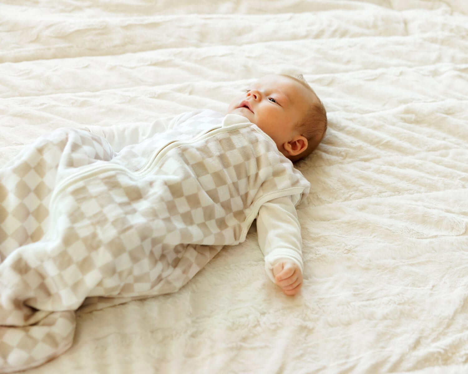Oat Check Wearable Minky Blanket - Image 3