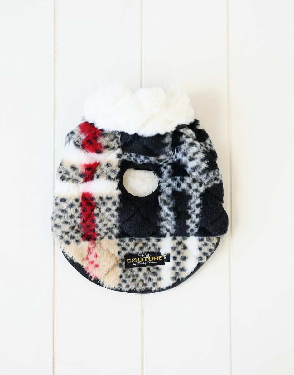 Pet Vest - City Plaid/Cream - Image 5