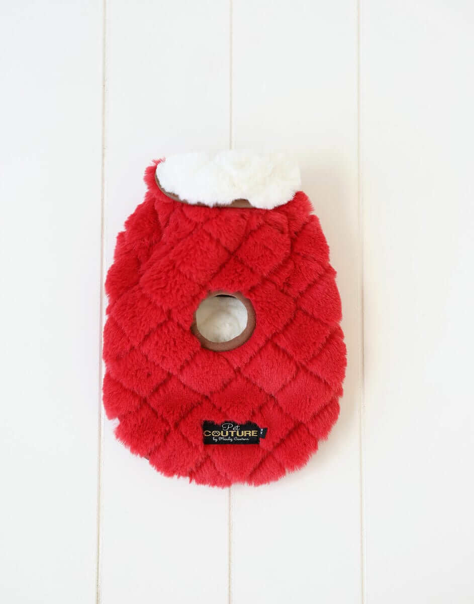 Pet Vest - Red/Cream - Image 4