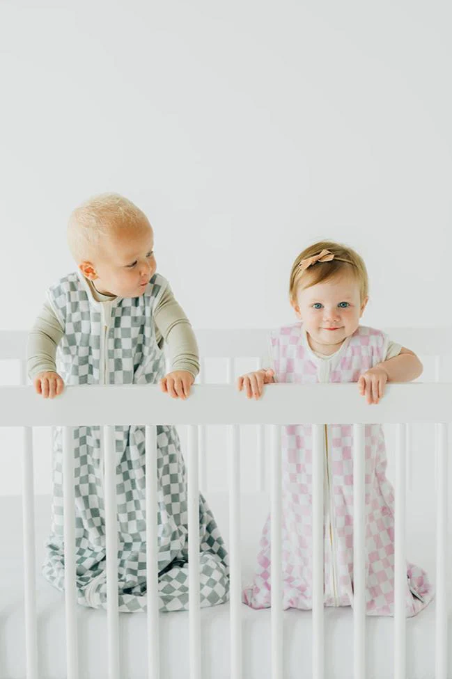 Sage Check Wearable Minky Blanket - Image 5