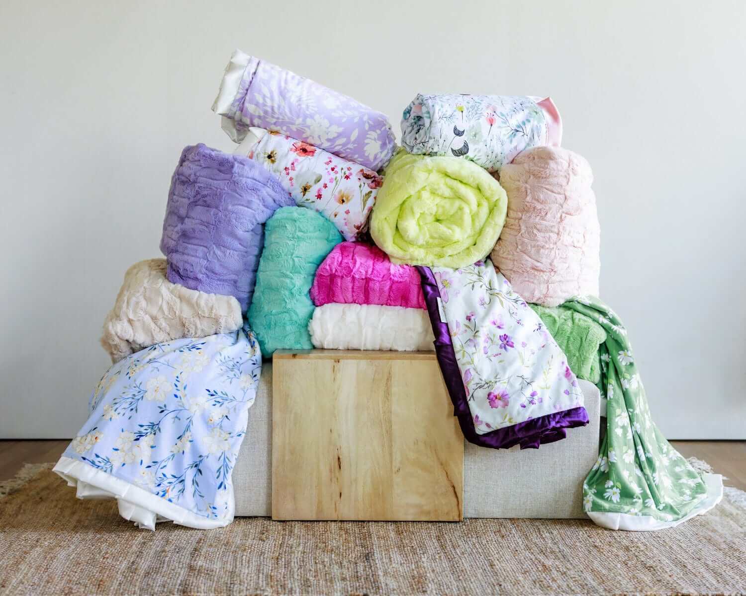Sage Wildflower Blanket - Image 4