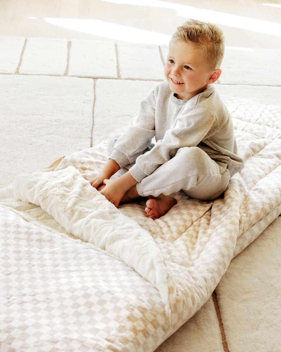 Sleeping Bag - Oat Check - Image 2