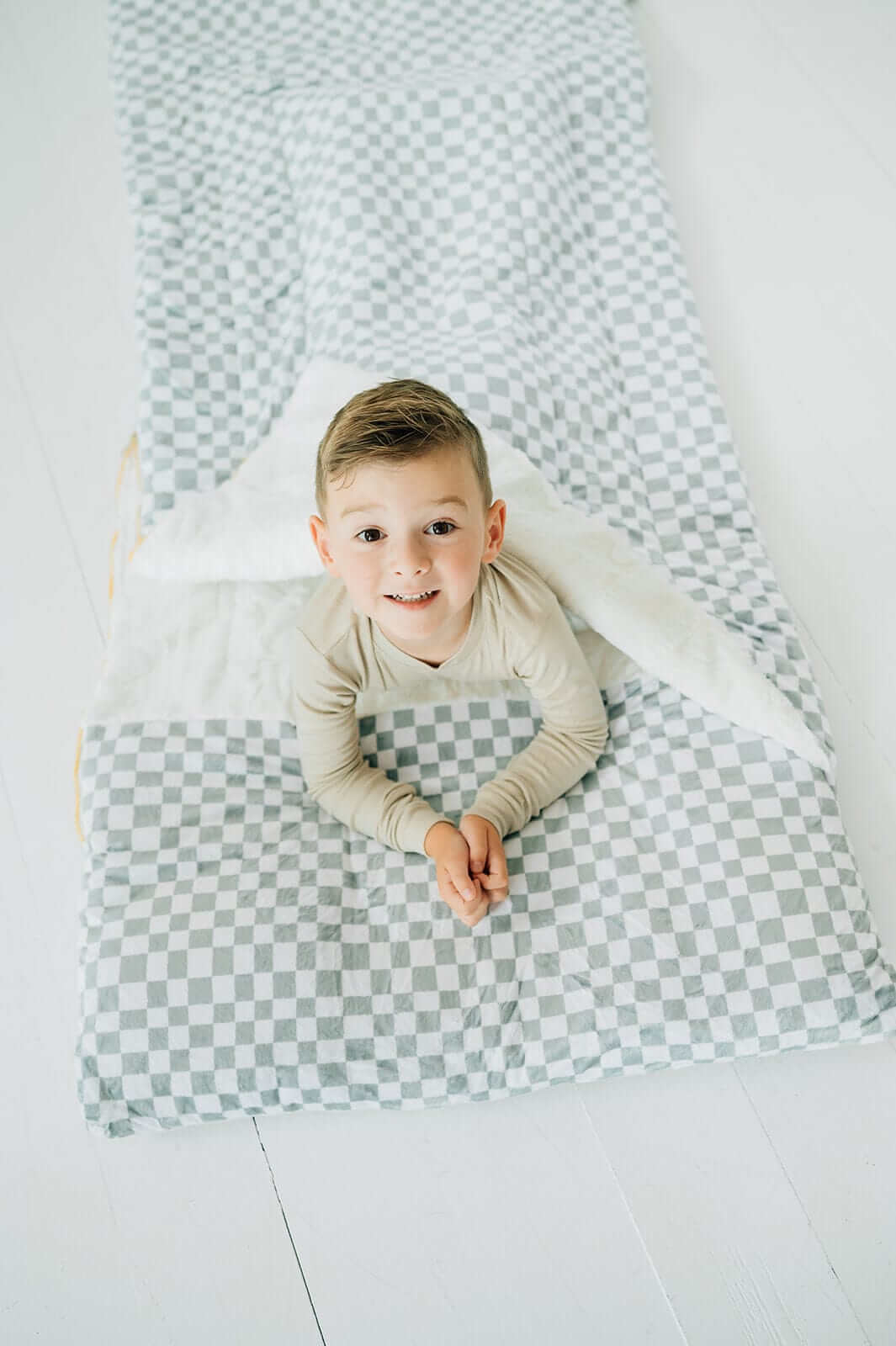 Sleeping Bag - Sage Check - Image 5